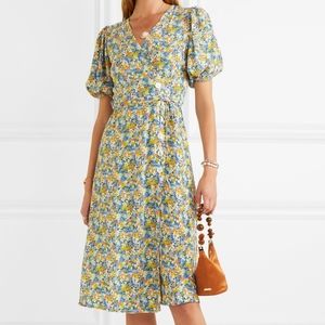 Faithfull Vionette Floral Marta Midi Dress XS
